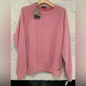 NWT: TOM FORD Garment Dyed Terry Cloth Sweatshirt